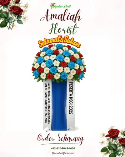 Standing Flower di Gedung Serbaguna Bukit Tunggal